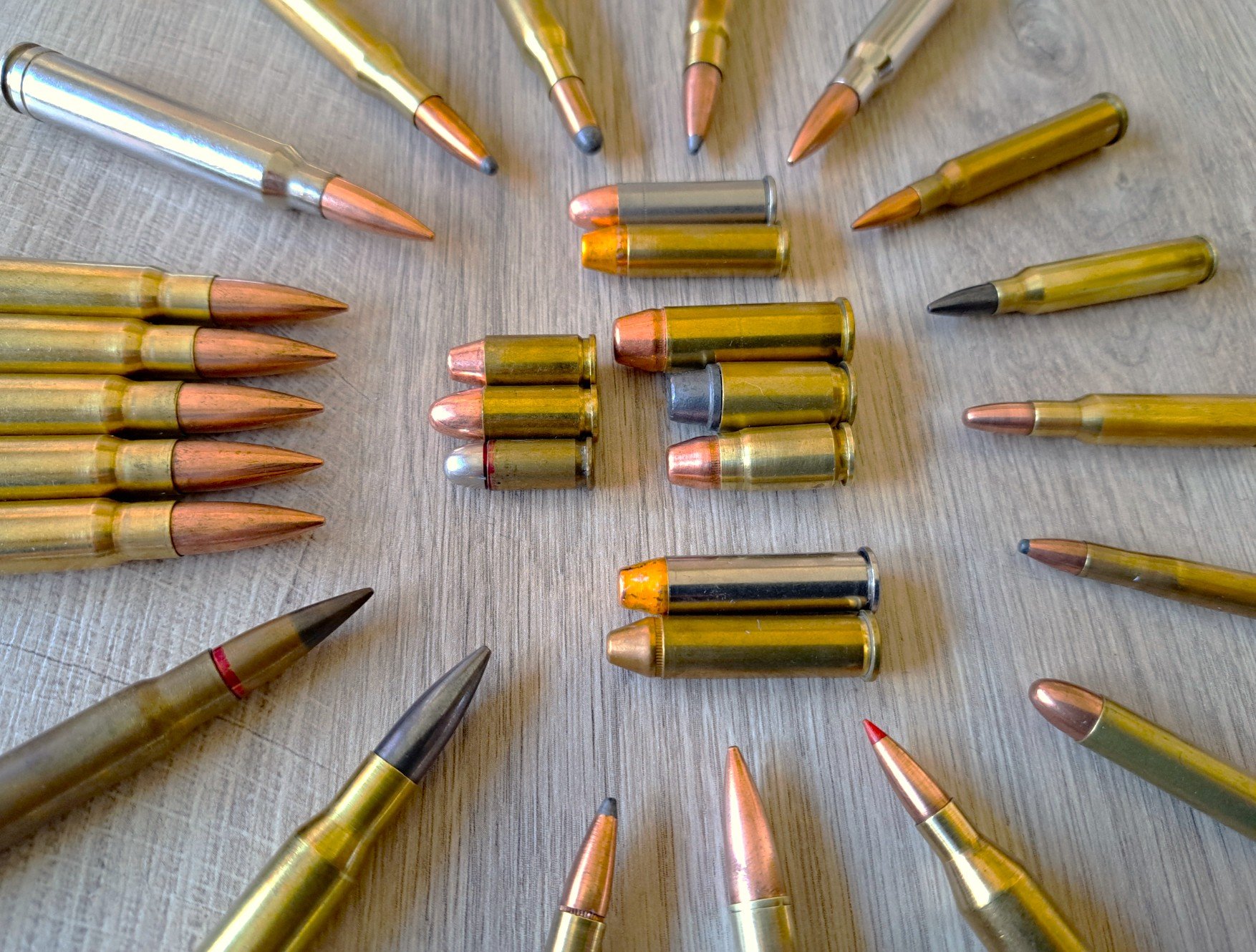 Konvolut Deko-Sammlerpatronen Militär- + Jagdmunition – Bild 1