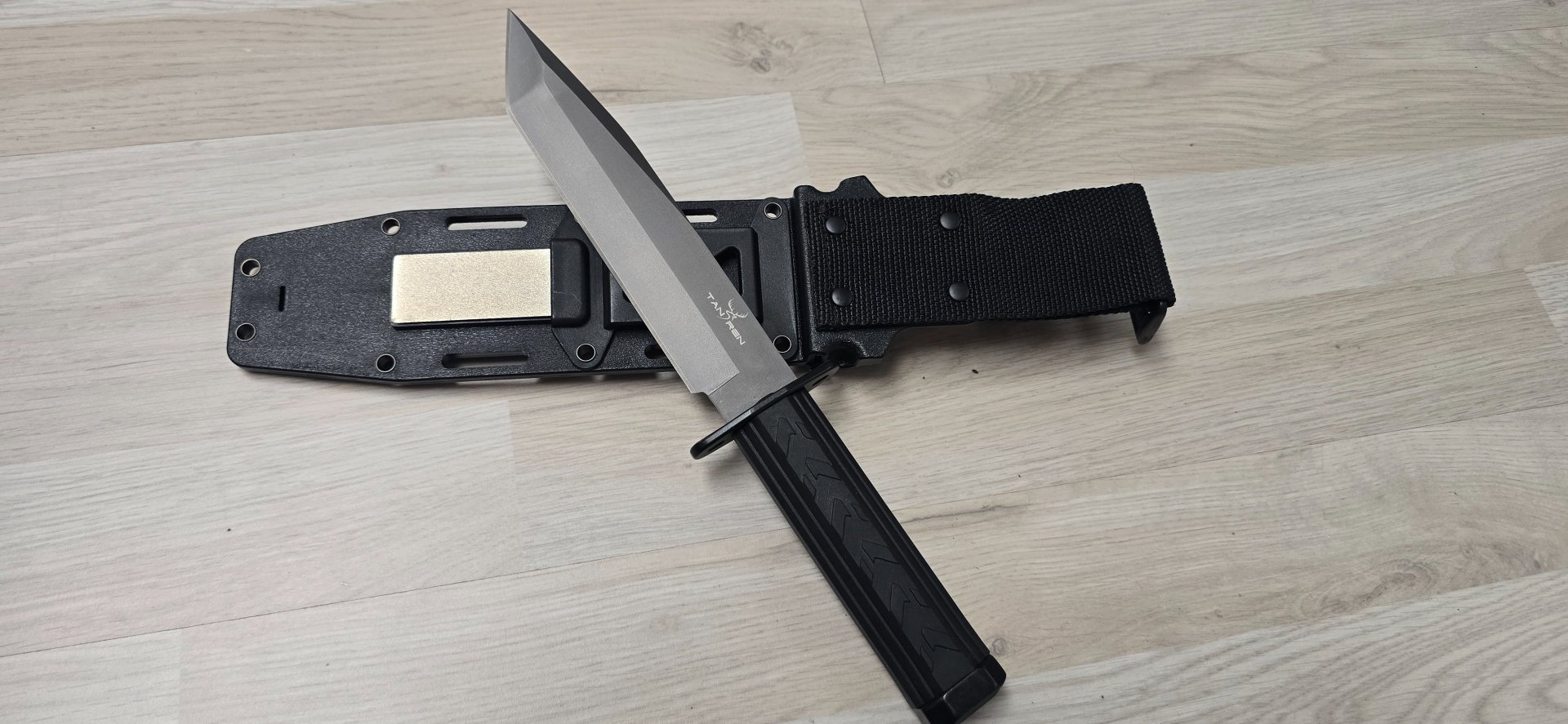 Tanto Messer D2 Stahl, Outdoormesser, Survivalmesser – Bild 4
