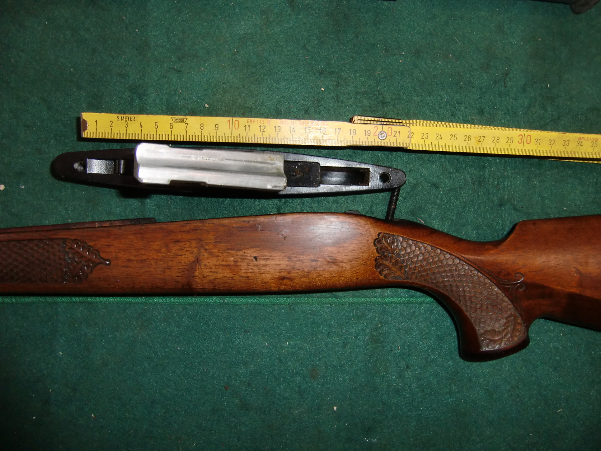 vom BSA Repetierer England komplette Schäftung mit Schuppenfischhaut Mgn-system – Bild 4