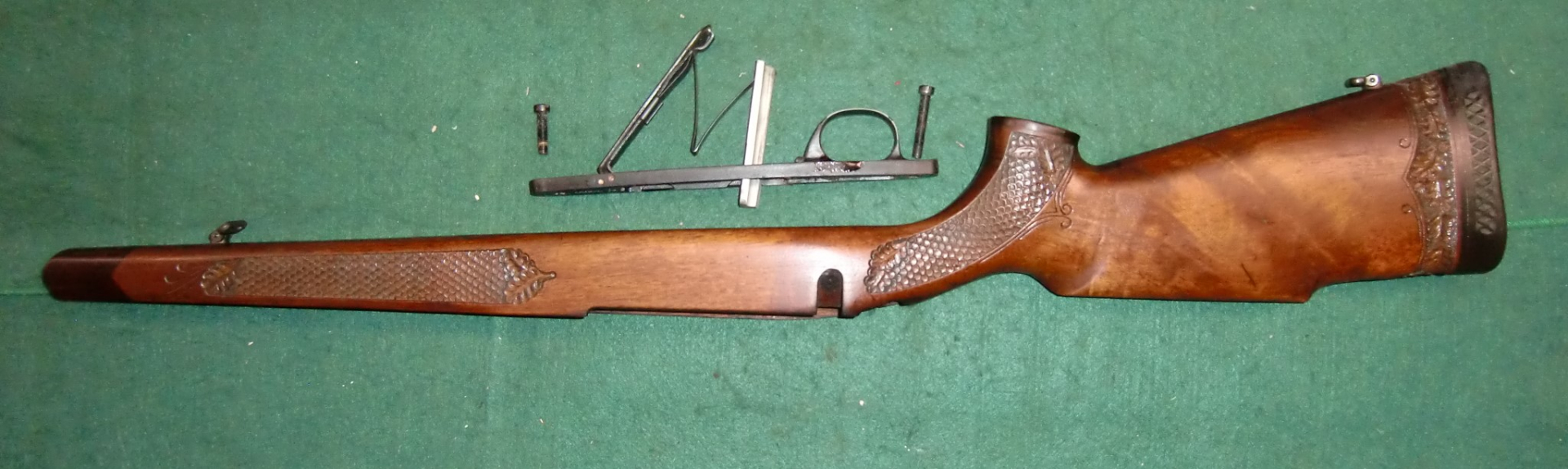 vom BSA Repetierer England komplette Schäftung mit Schuppenfischhaut Mgn-system – Bild 3