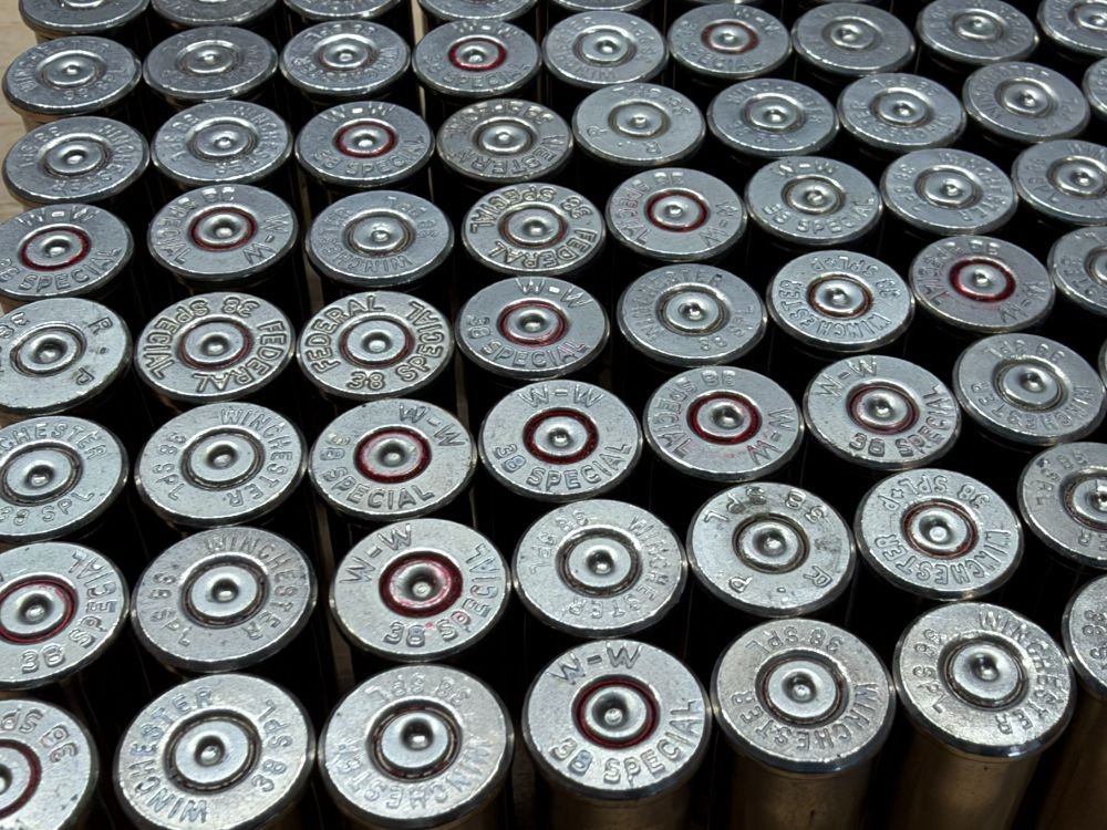 Hülsen (vernickelt) .38 Special (verschiedene Hersteller) - 116 Stück – Bild 2