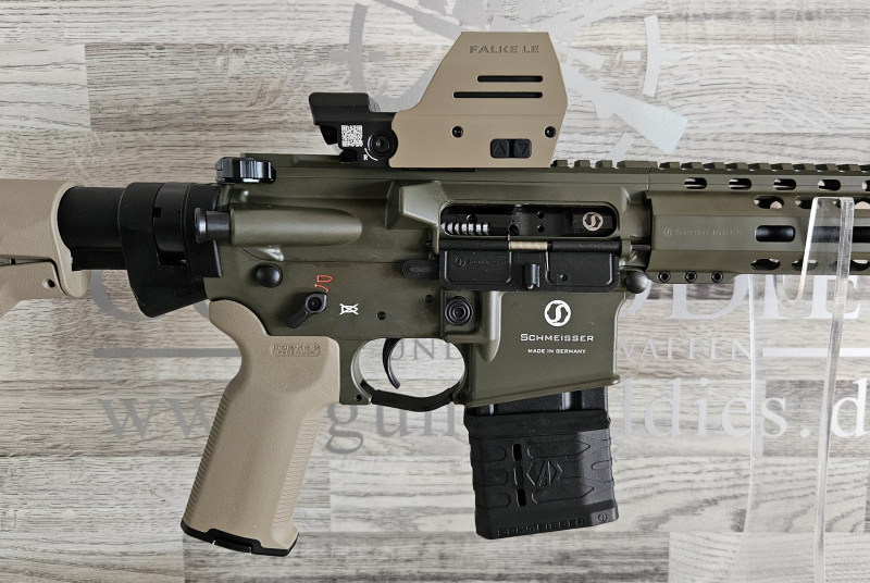 Neuware vom Fachhandel - Schmeisser AR15 M4FL 14,5" OD Green Sondermodell MAGPUL .223Rem mit Optik – Bild 4