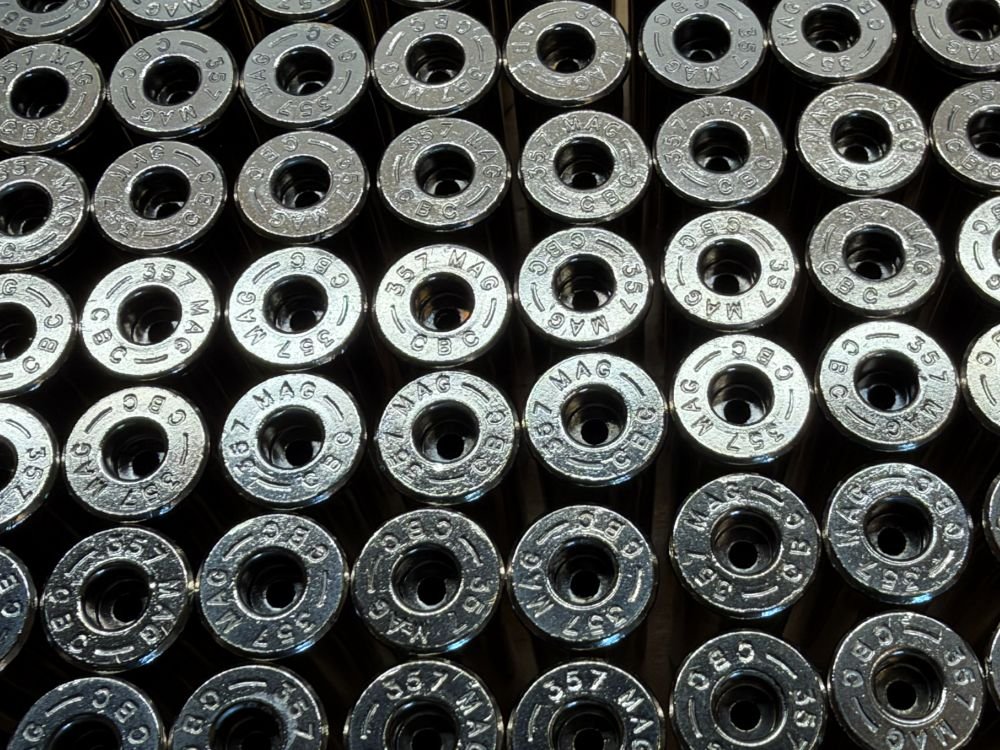 Hülsen (vernickelt) .357 Magnum (verschiedene Hersteller) - 885 Stück – Bild 3