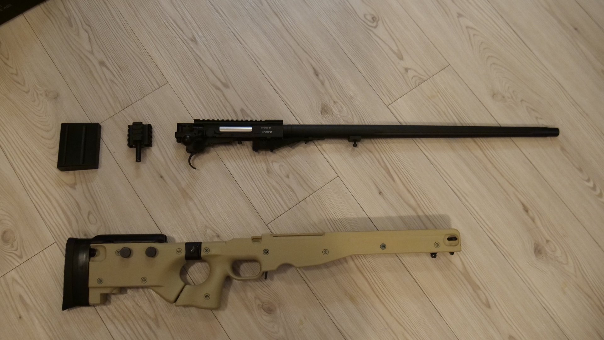 Airsoft Well L96 AWS-338 Snipergewehr 6mm BB oliv – Bild 4