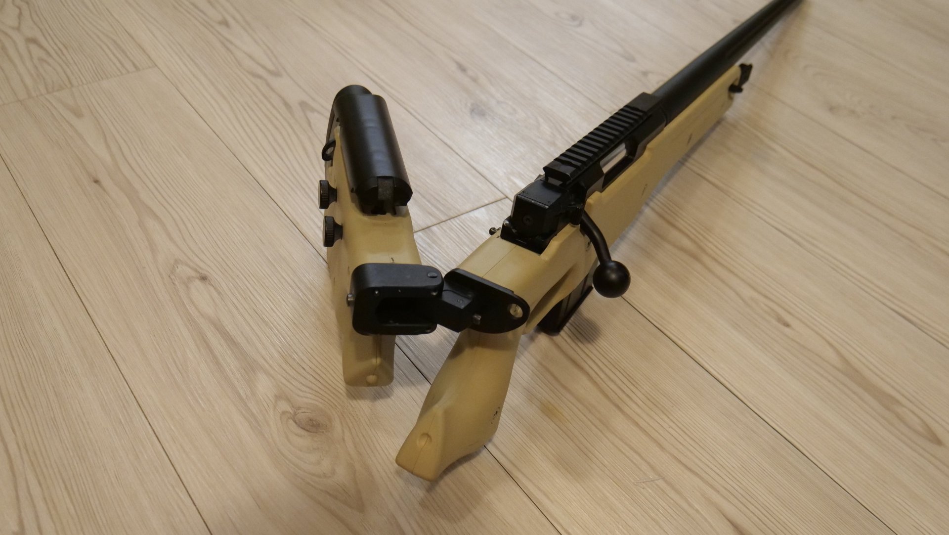 Airsoft Well L96 AWS-338 Snipergewehr 6mm BB oliv – Bild 2