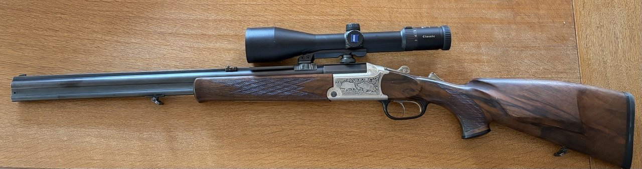 Blaser BD 880 Bockdrilling .30R Blaser 20/76 .22 Hornet, ZF Zeiss 3-12/56 – Bild 1