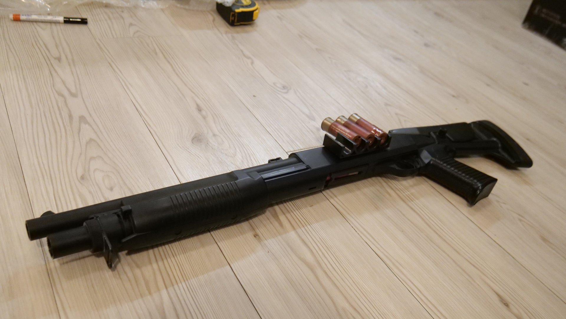 ASG Ashbore SF 12 Tactical Shotgun Springer 6mm BB schwarz – Bild 3