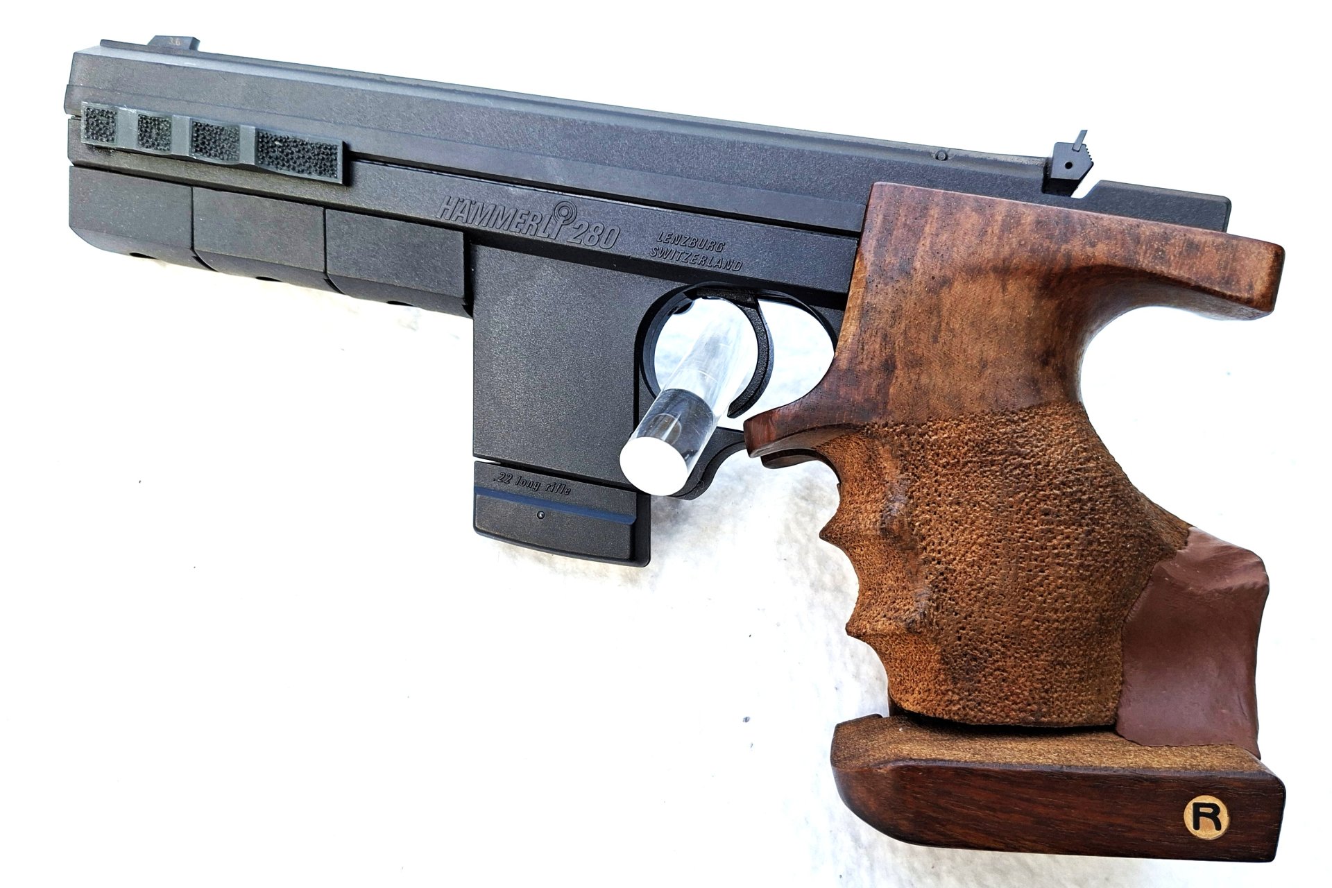 Sportpistole Hämmerli 280 Kal. .32S&W long incl. WS Kal. .22l.r. links und rechts – Bild 1