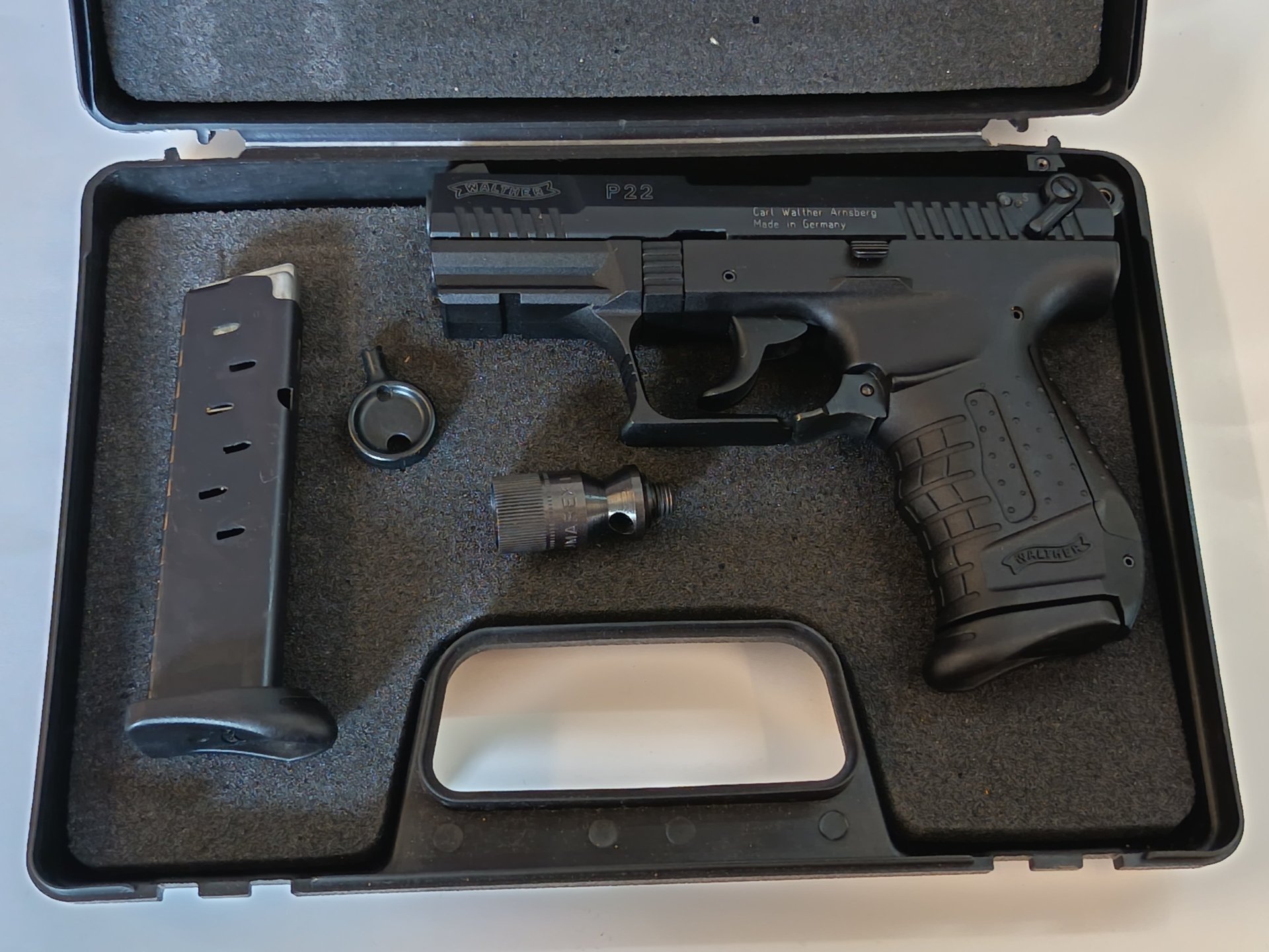 Walther P22 9 mm P.A.K. + Ersatzmagazin – Bild 6