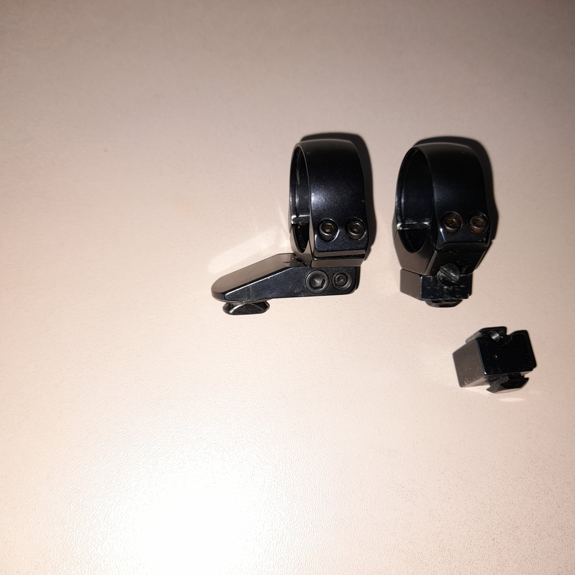 EAW Schwenkmontage-Oberteile mit Ringen 30mm und Hinterfußunterteil 11mm – Bild 1