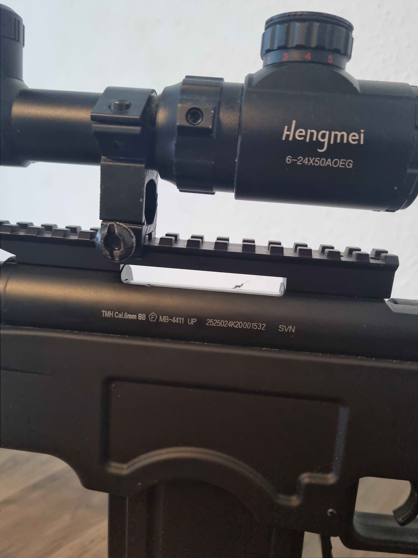 WELL MB4411D Airsoft Sniper Schwarz – Bild 2