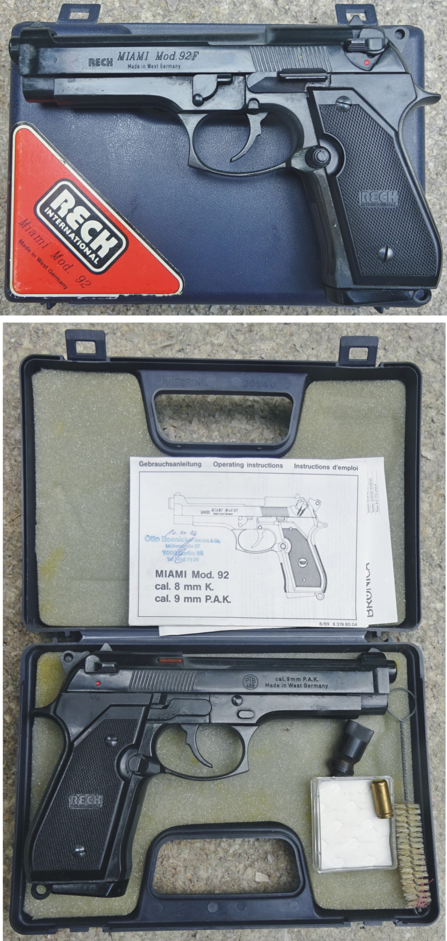 Pistole Reck Miami Mod.92 in 9 mm PAK – Bild 1