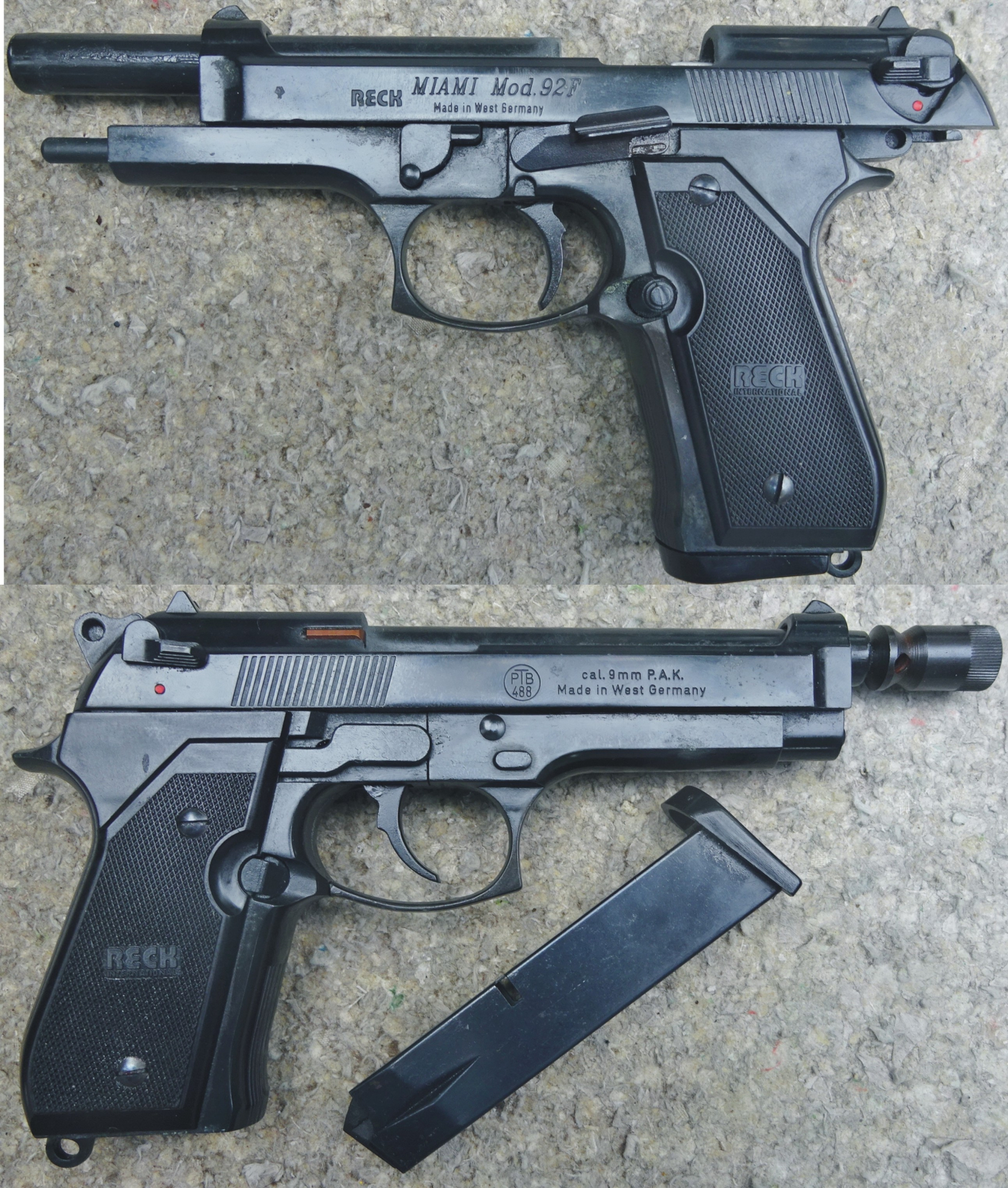 Pistole Reck Miami Mod.92 in 9 mm PAK – Bild 2