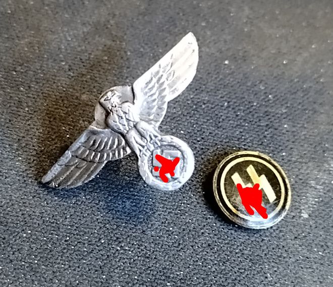XX- DOLCH Griff Adler+Pastille WK2 – RZM M1/108 – Bild 1