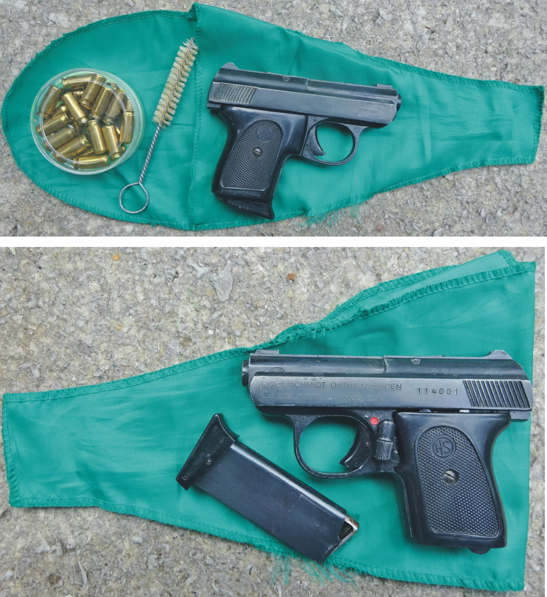 Pistole H.Schmidt Ostheim Mod.5A in 8 mm – Bild 1