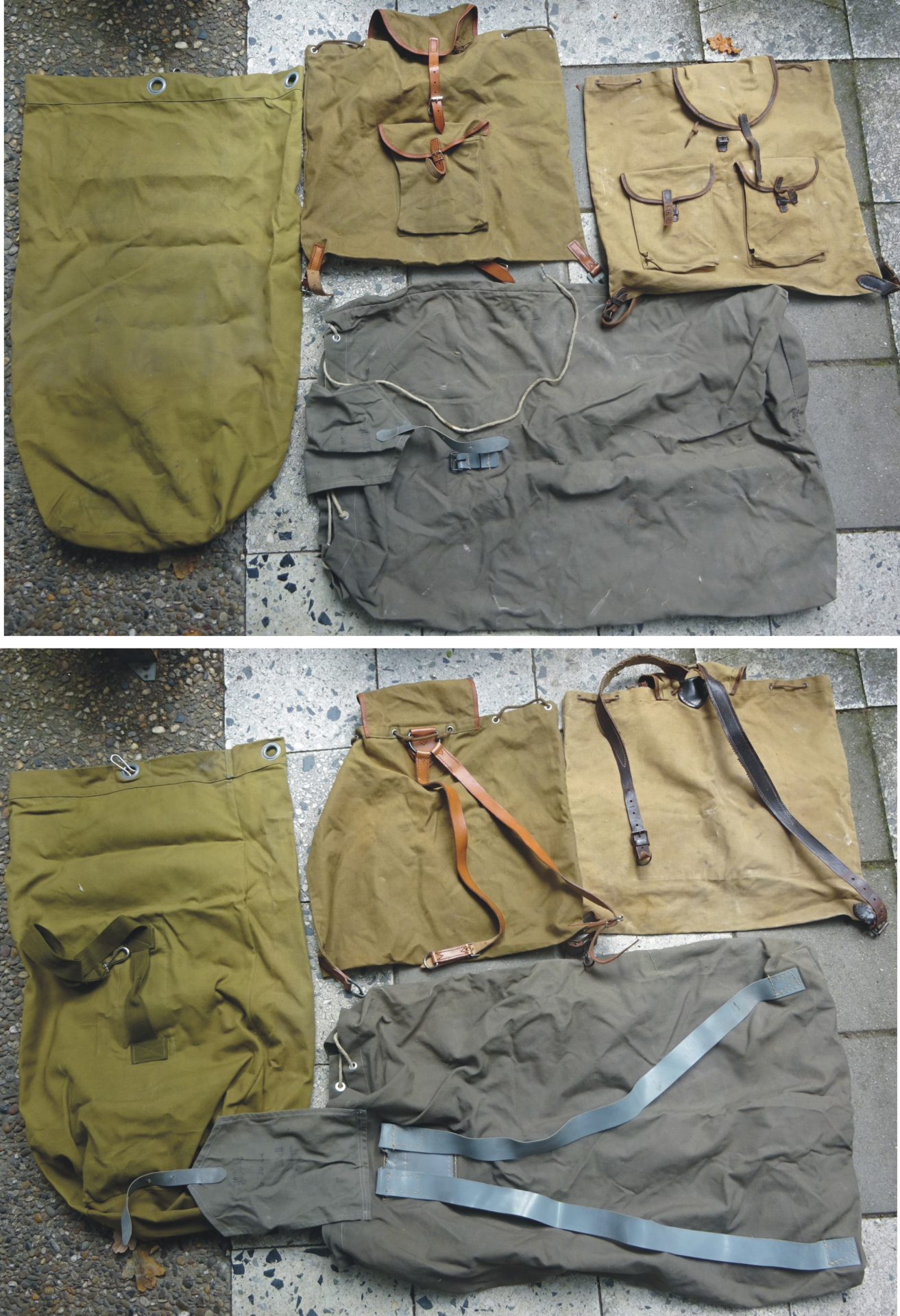 See-und Rucksackkonvolut, Kellerfunde – Bild 1