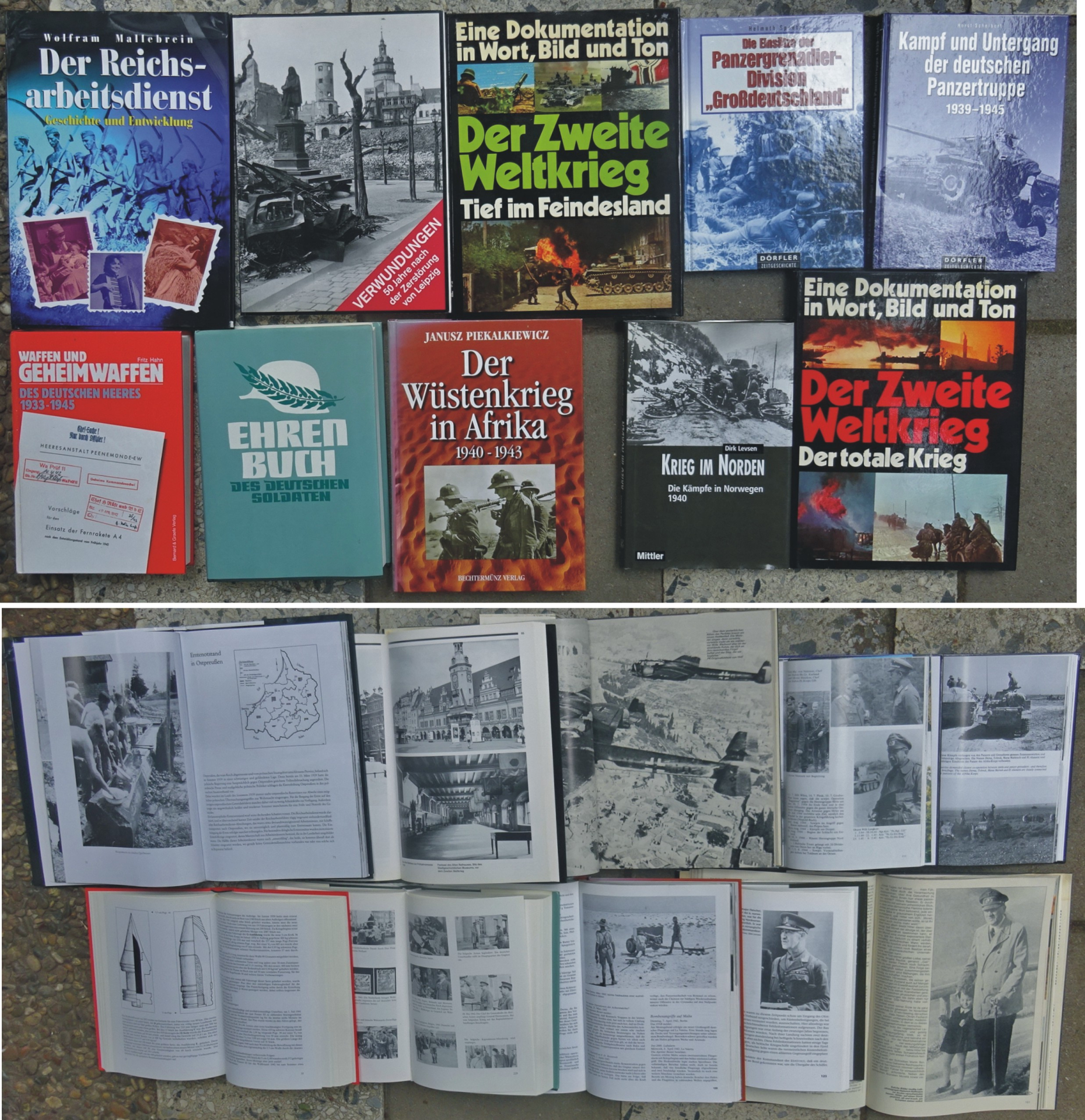 Konvolut Fachbücher 2.Weltkrieg, gebraucht – Bild 1