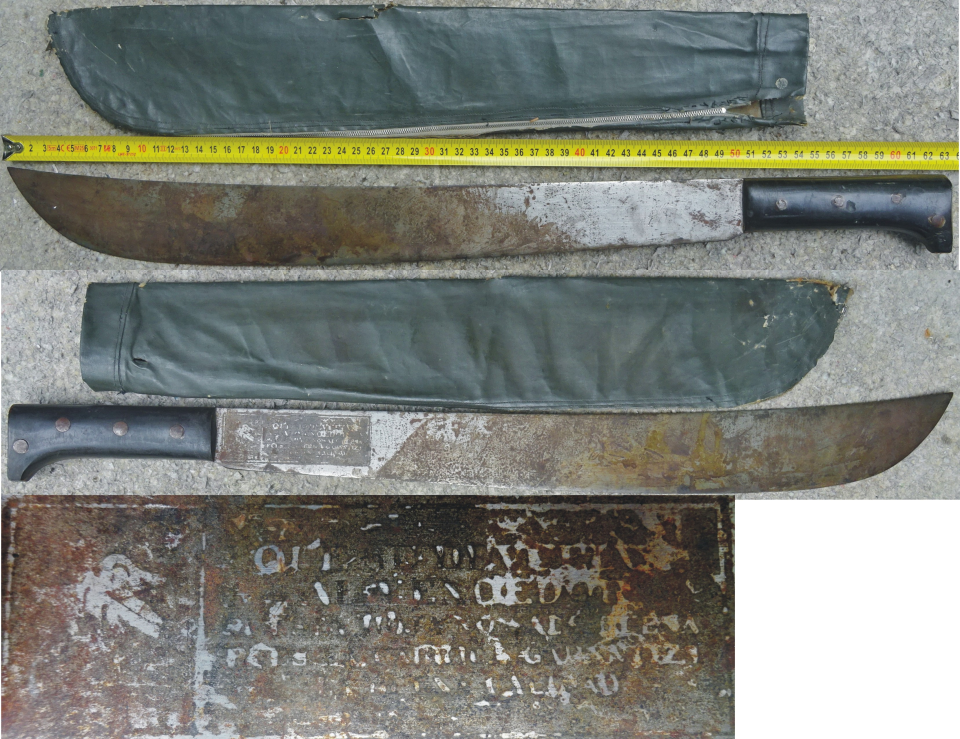 Machete Buschmesser, gebraucht – Bild 1