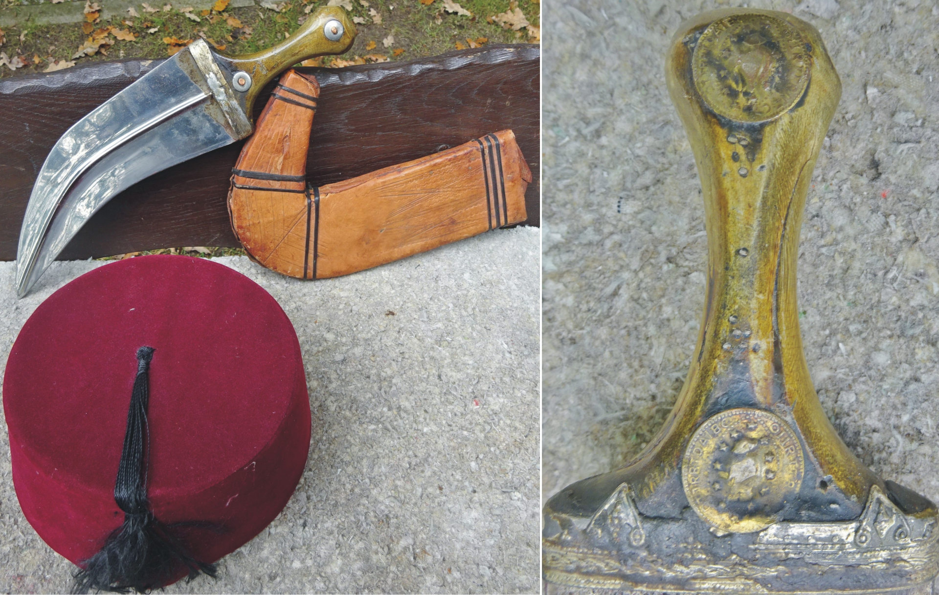 Jemenitischer Krummdolch (Jambia) & Fez – Bild 1