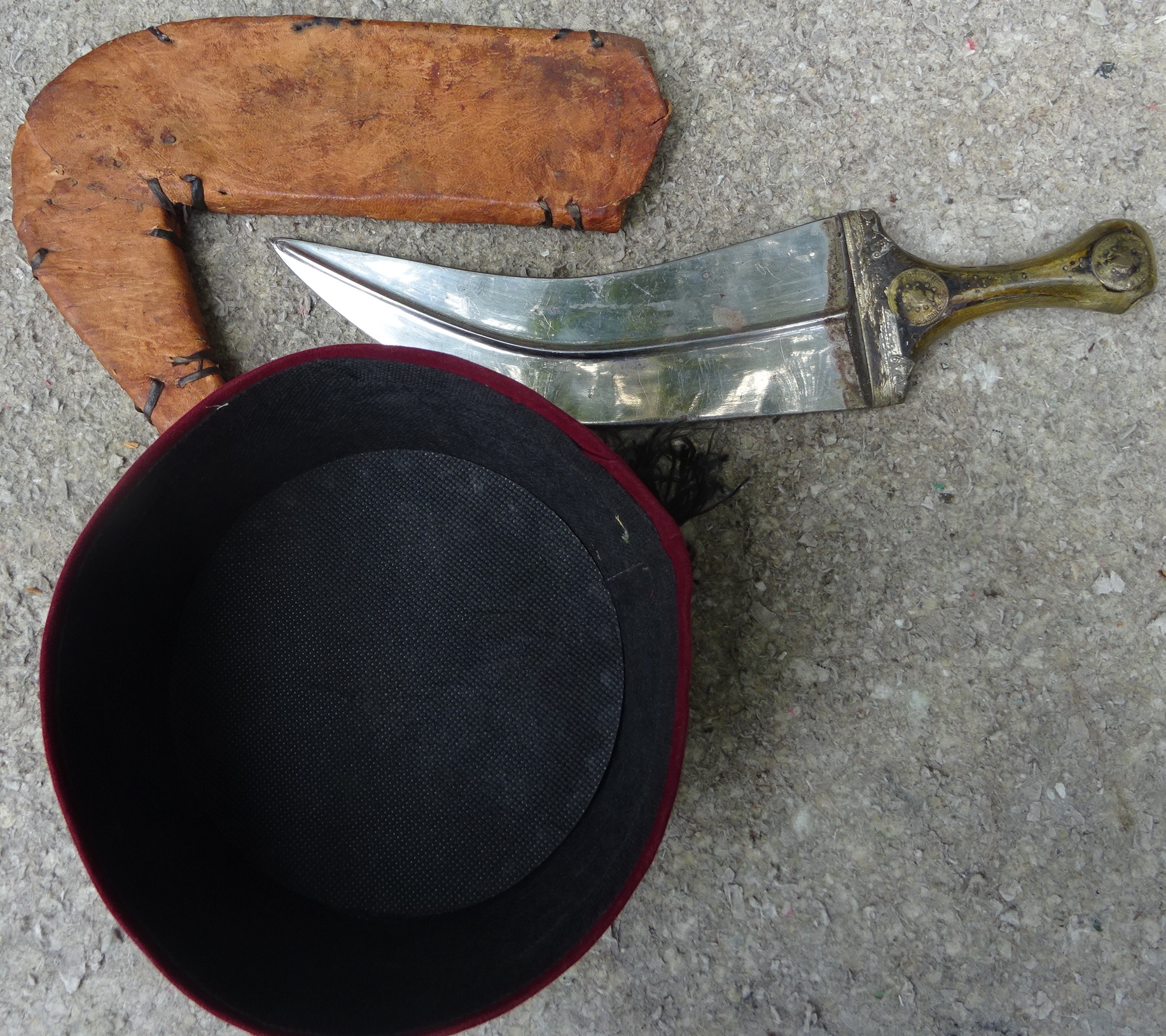 Jemenitischer Krummdolch (Jambia) & Fez – Bild 2