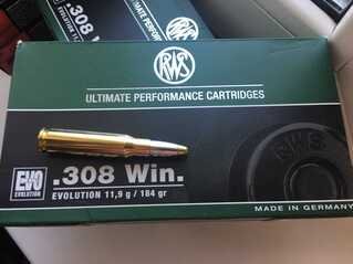 40 Stück RWS 308Win 11.9 EVO – Bild 1