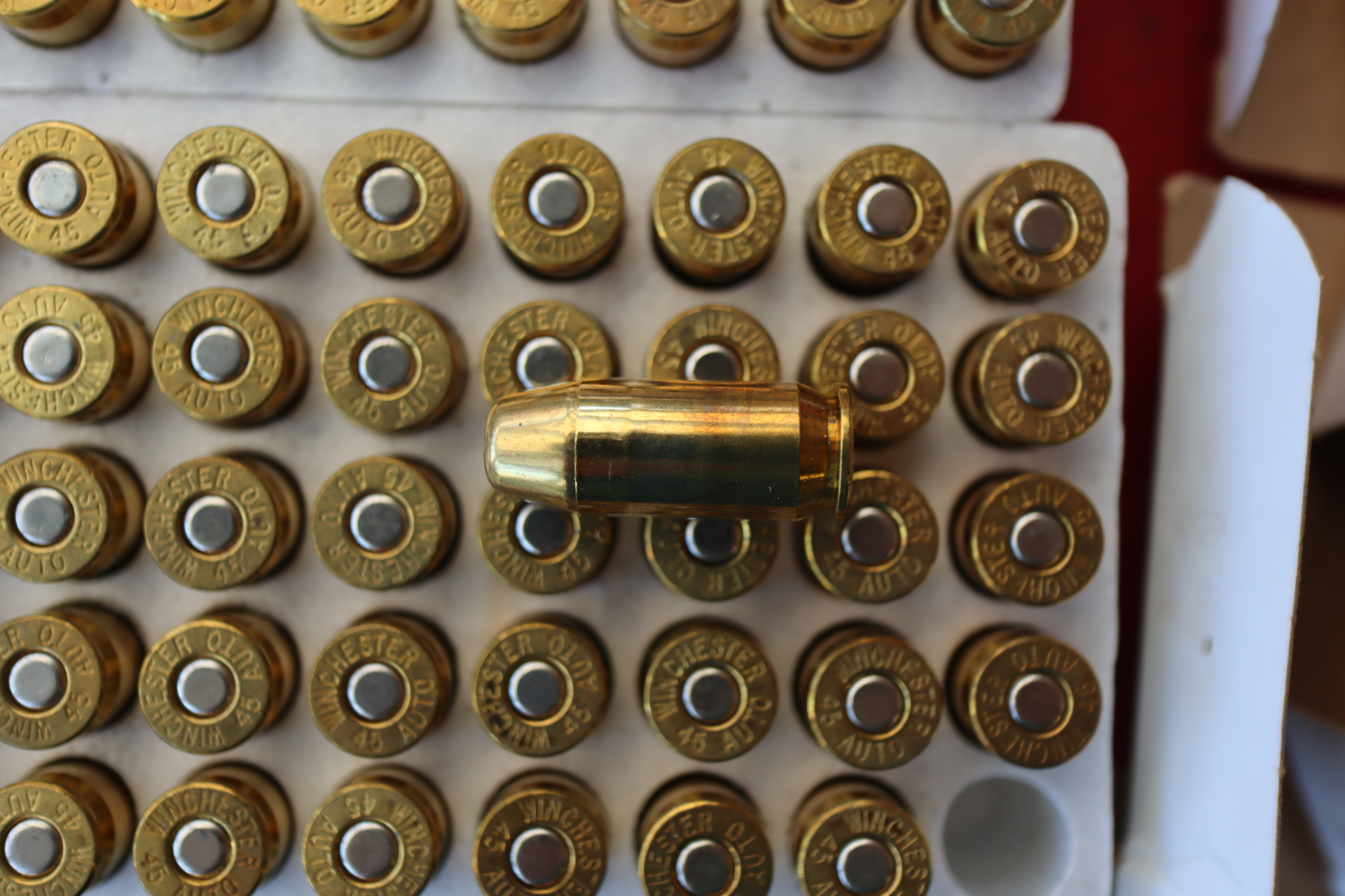 Winchester .45 Auto USA WinClean 185gr. BEB (FMJ) Munition – Bild 2