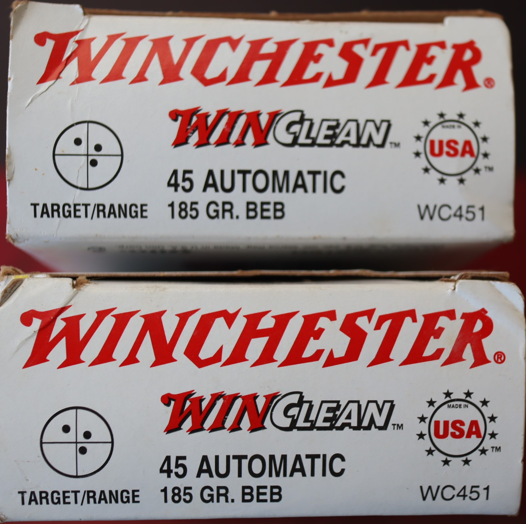 Winchester .45 Auto USA WinClean 185gr. BEB (FMJ) Munition – Bild 3