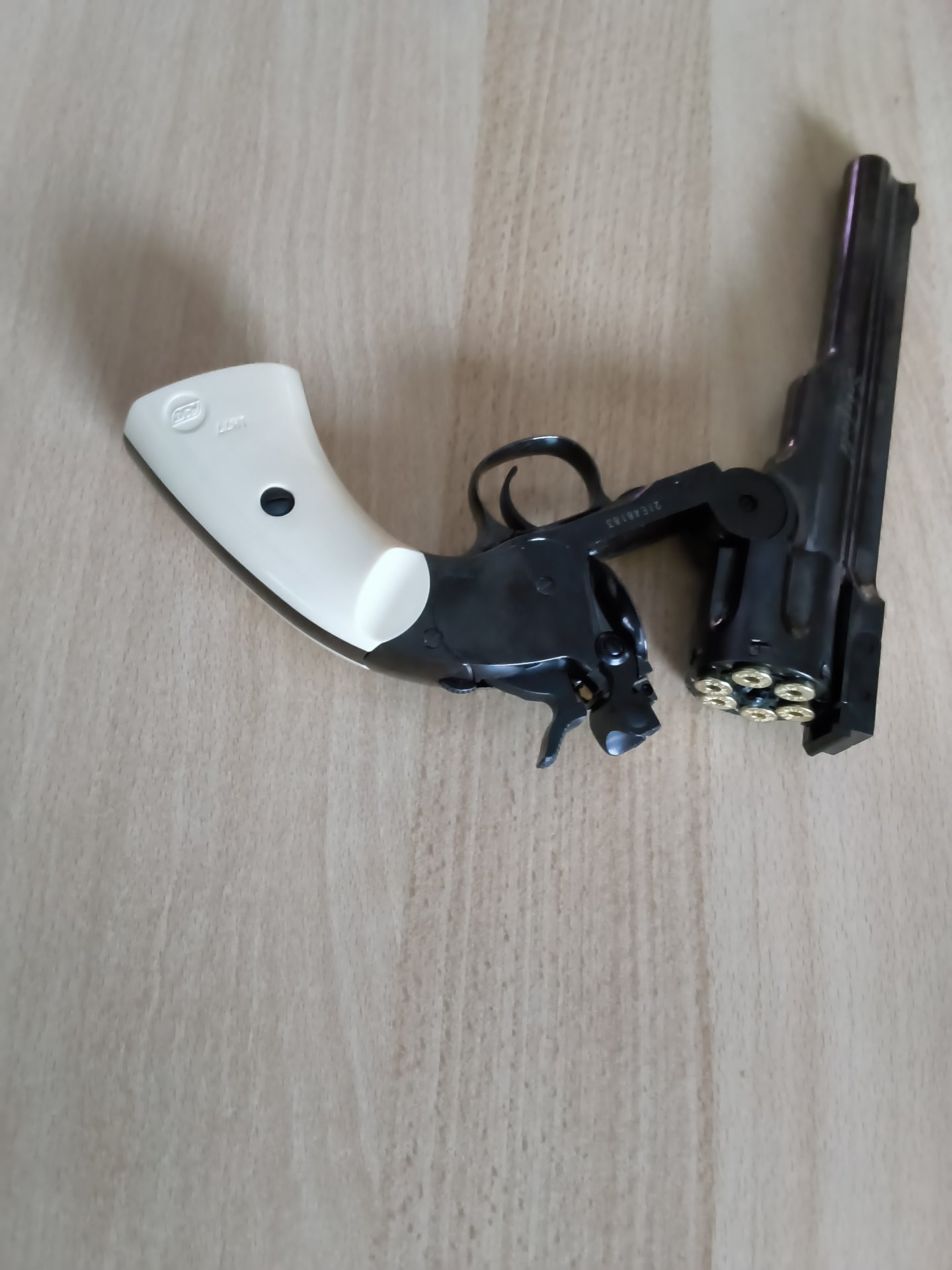 Schofield 6 Steel Grey Cal 4,5 mm BB co2 – Bild 3