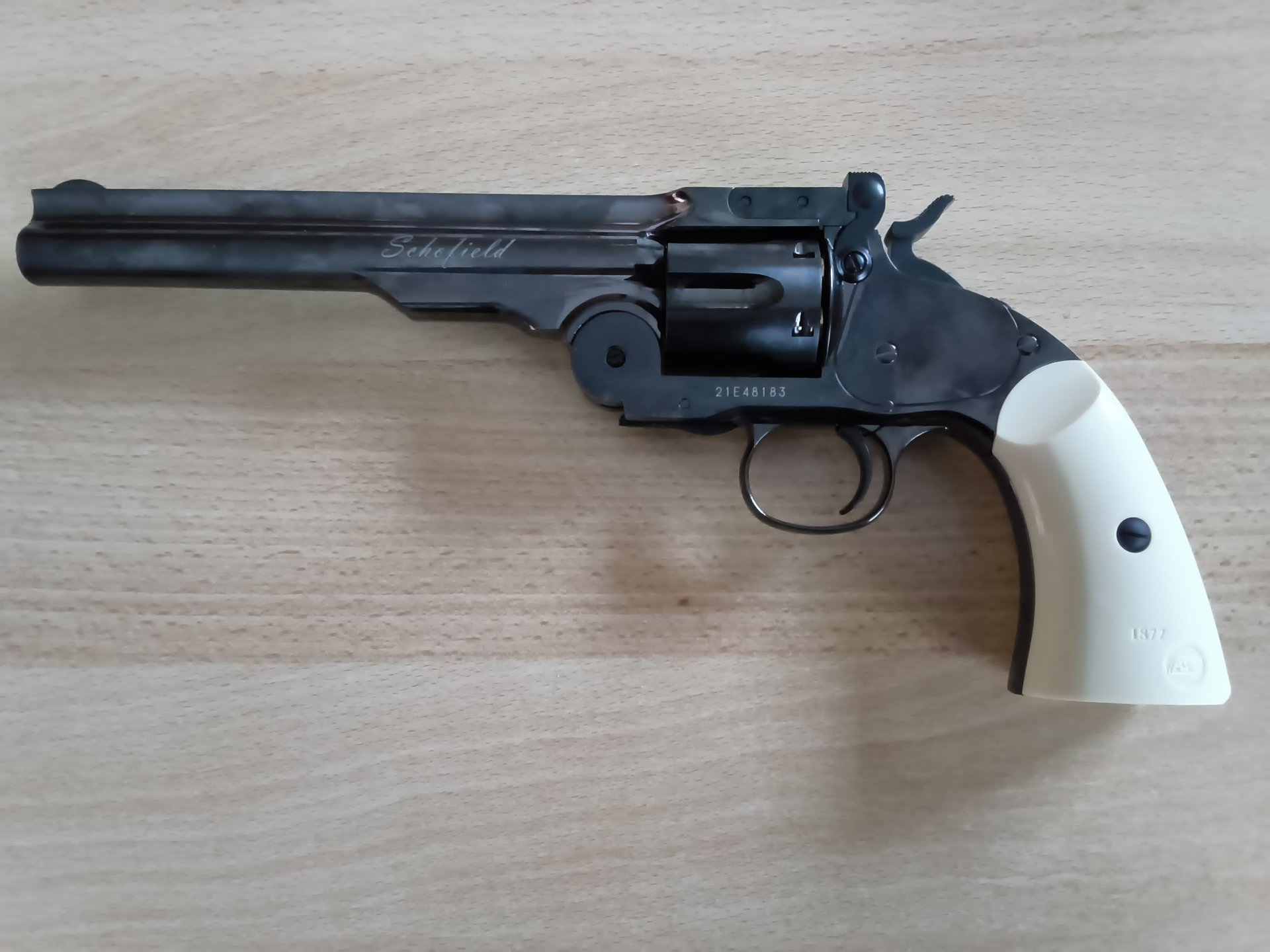 Schofield 6 Steel Grey Cal 4,5 mm BB co2 – Bild 1