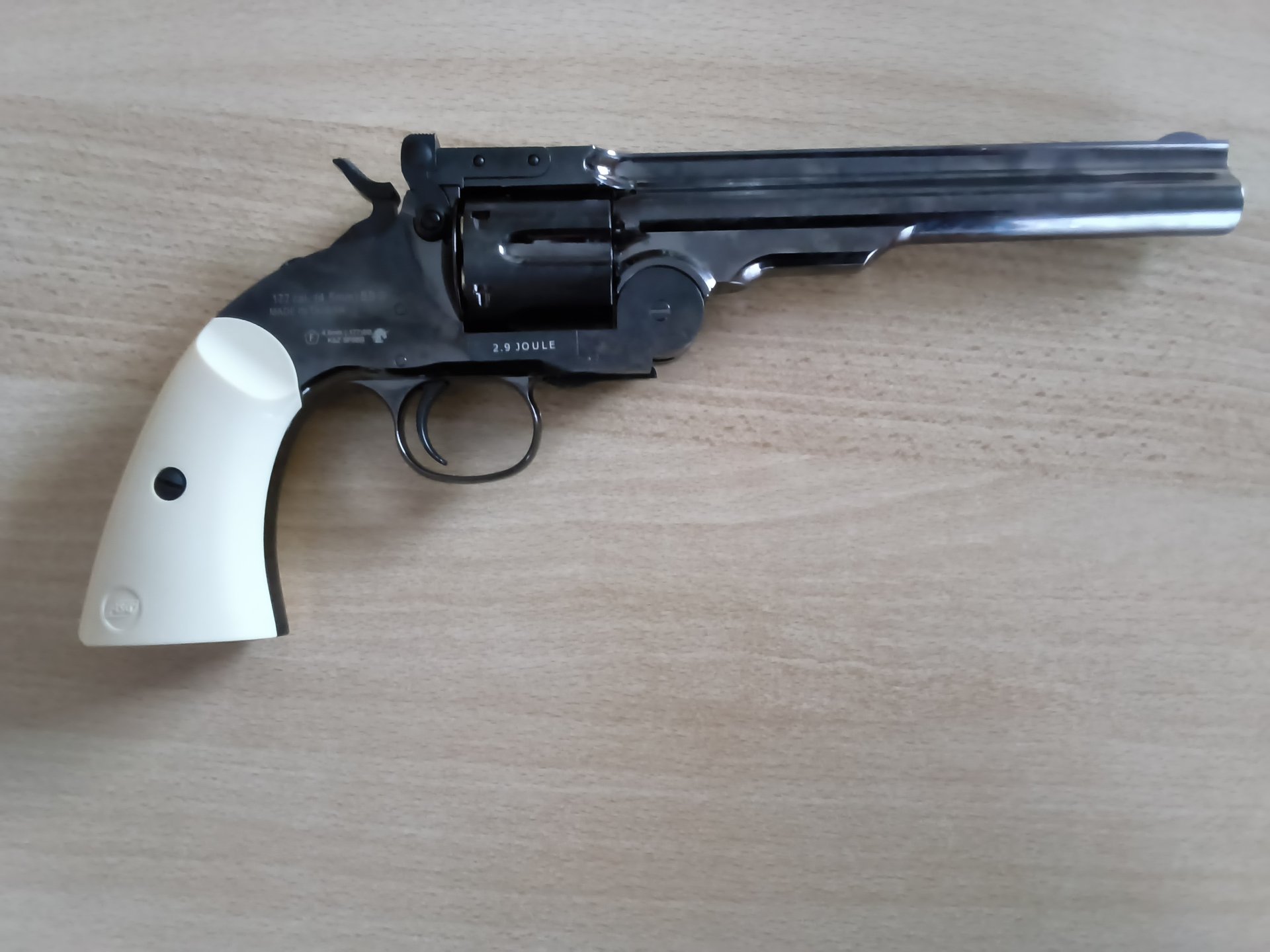 Schofield 6 Steel Grey Cal 4,5 mm BB co2 – Bild 2