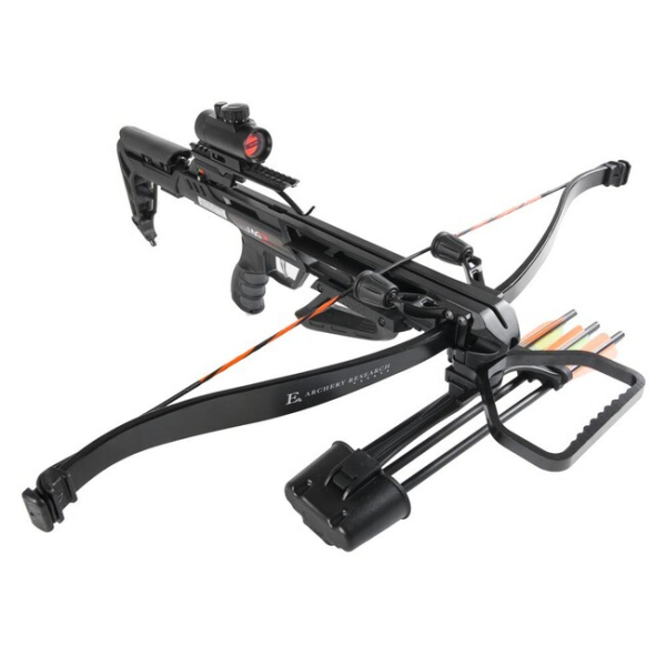 Mega-Set: 175 lbs Recurve-Armbrust Jaguar II schwarz neu mit sehr viel Zubehör – Bild 1