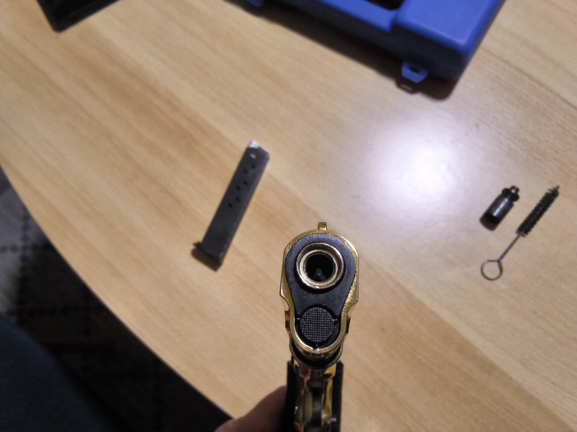 Colt Government 1911 A1 Gold Kal 9mm PAK – Bild 4