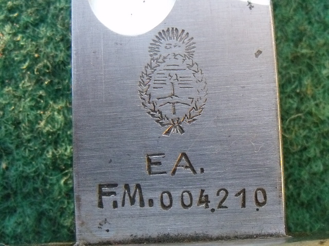 Mauser Bajonett M.1909 Argentinien, hier seltene orig. arg. Fertigung – Bild 5