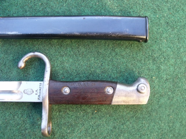 Mauser Bajonett M.1909 Argentinien, hier seltene orig. arg. Fertigung – Bild 3