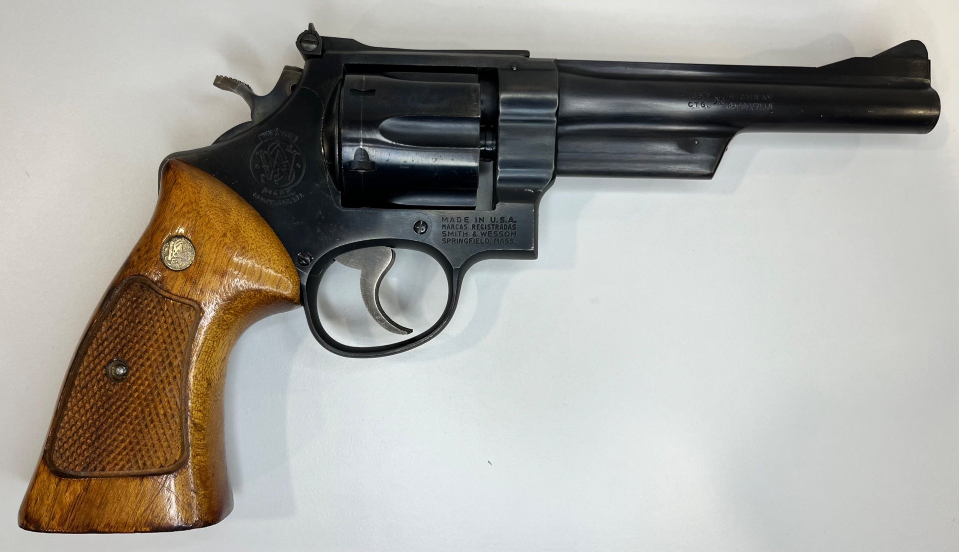 Smith & Wesson Model 28 Highway Patrolman .357 Mag. – 6" Lauf – N-Frame Klassiker – Bild 2