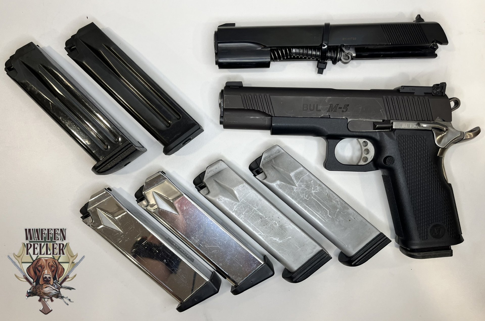 BUL M-5 Custom Set .45 Auto mit 9mm Wechselsystem & 7 Magazinen – Bild 1