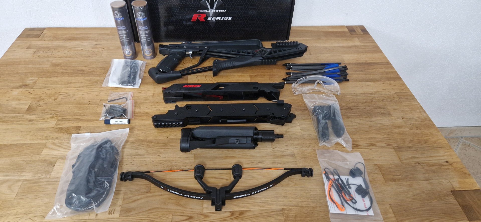 EK Archery Cobra System RX Adder – Komplettset inkl. GoGun Aluminium V2 Magazin, Tasche & – Bild 1