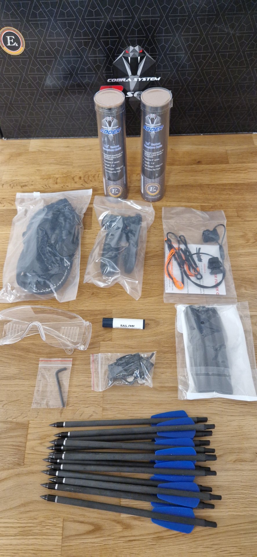 EK Archery Cobra System RX Adder – Komplettset inkl. GoGun Aluminium V2 Magazin, Tasche & – Bild 3