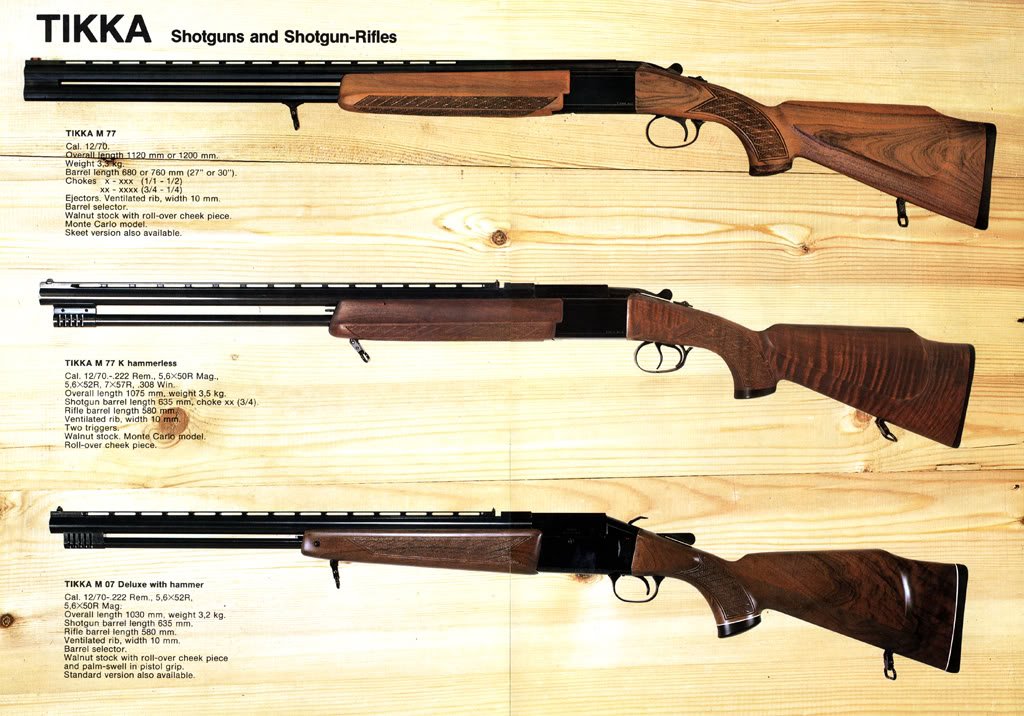 BBF Bockbüchsflinte Tikka M07 5,6x50 R - 12/70 Deluxe mit ZF 6x42 Schmidt & Bender – Bild 6