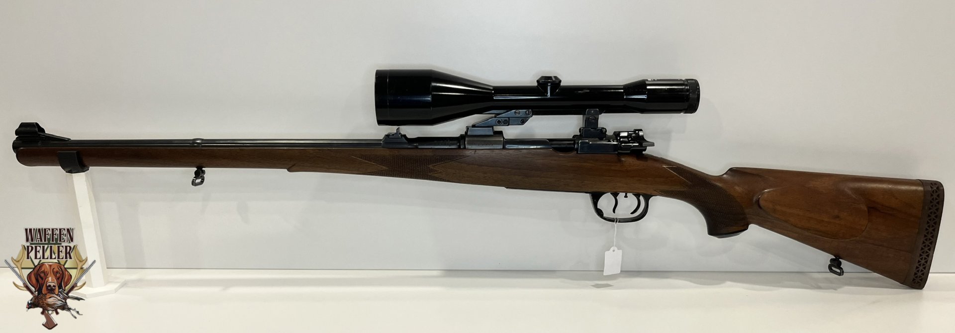 Krico Stutzen auf feinem FN Mauser 98 System – Kal. 8x57 IS – EAW Schwenkmontage – Zeiss 8x56 – Bild 1