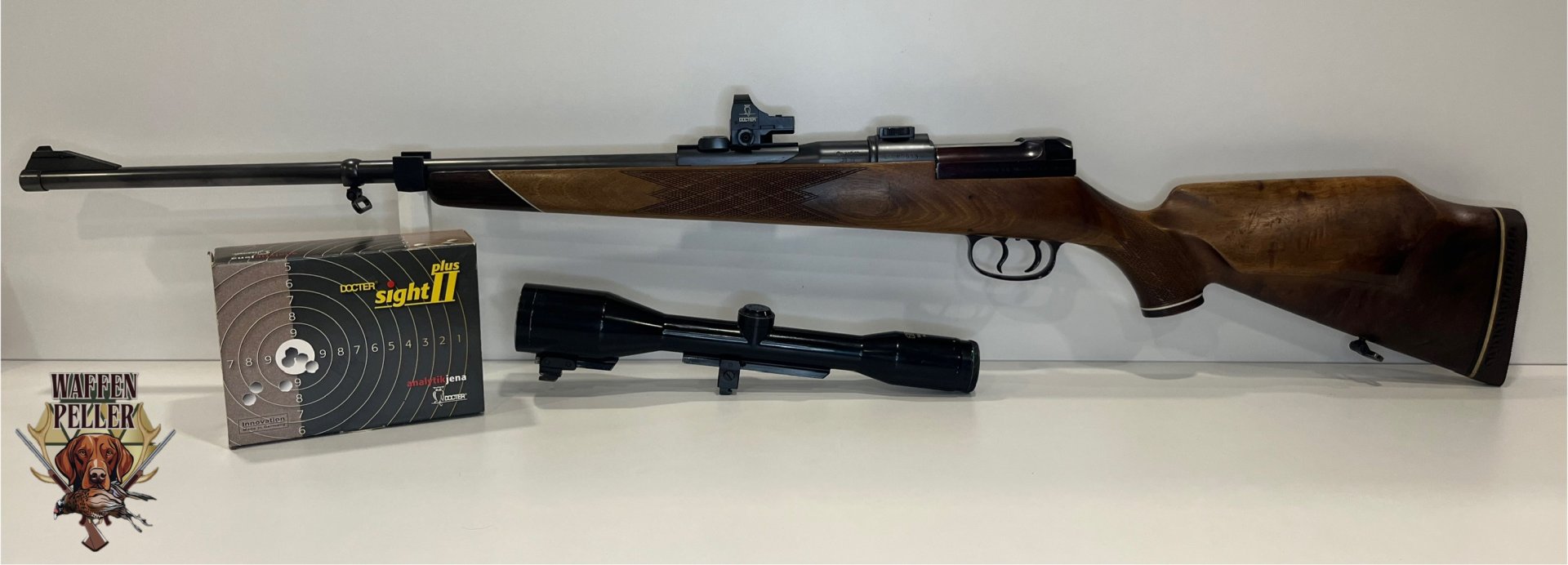 Mauser Modell 66 – Kal. .30-06 Spring. – Komplettset mit Zeiss 6x42 & Docter Sight II plus (SEM) – Bild 2