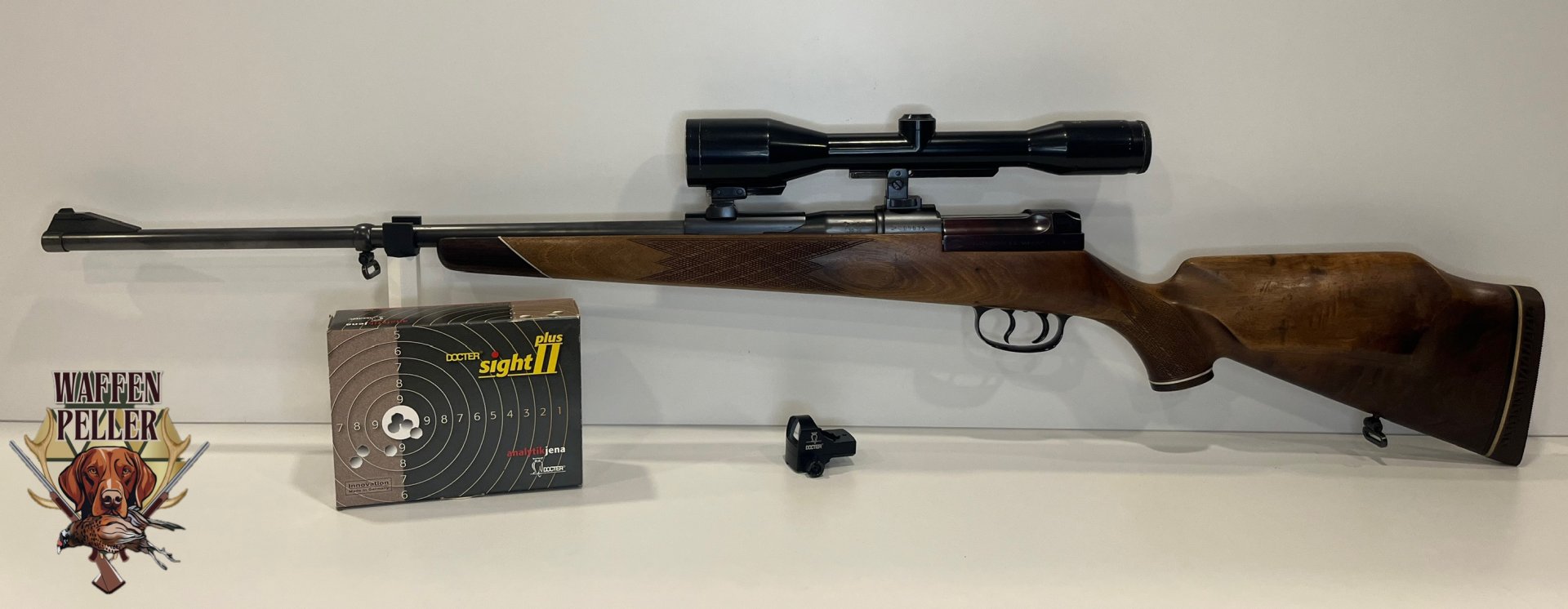 Mauser Modell 66 – Kal. .30-06 Spring. – Komplettset mit Zeiss 6x42 & Docter Sight II plus (SEM) – Bild 1