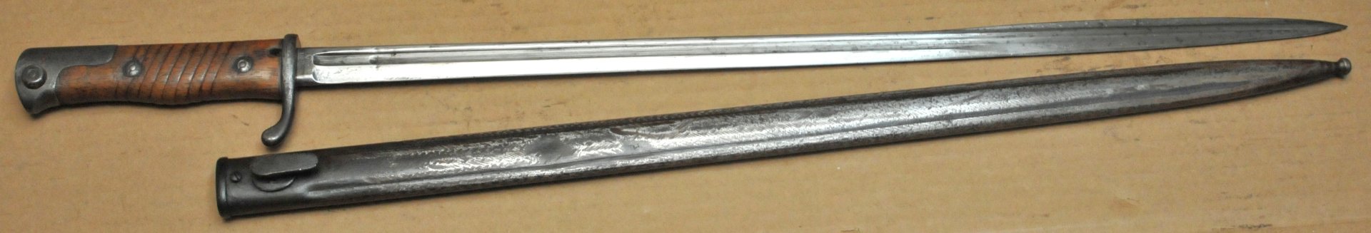 Preussisches 1898 aA Bajonett mit Eisenscheide – Bild 1