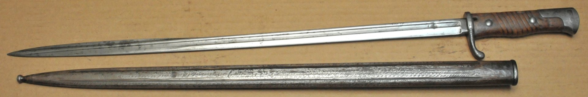Preussisches 1898 aA Bajonett mit Eisenscheide – Bild 2