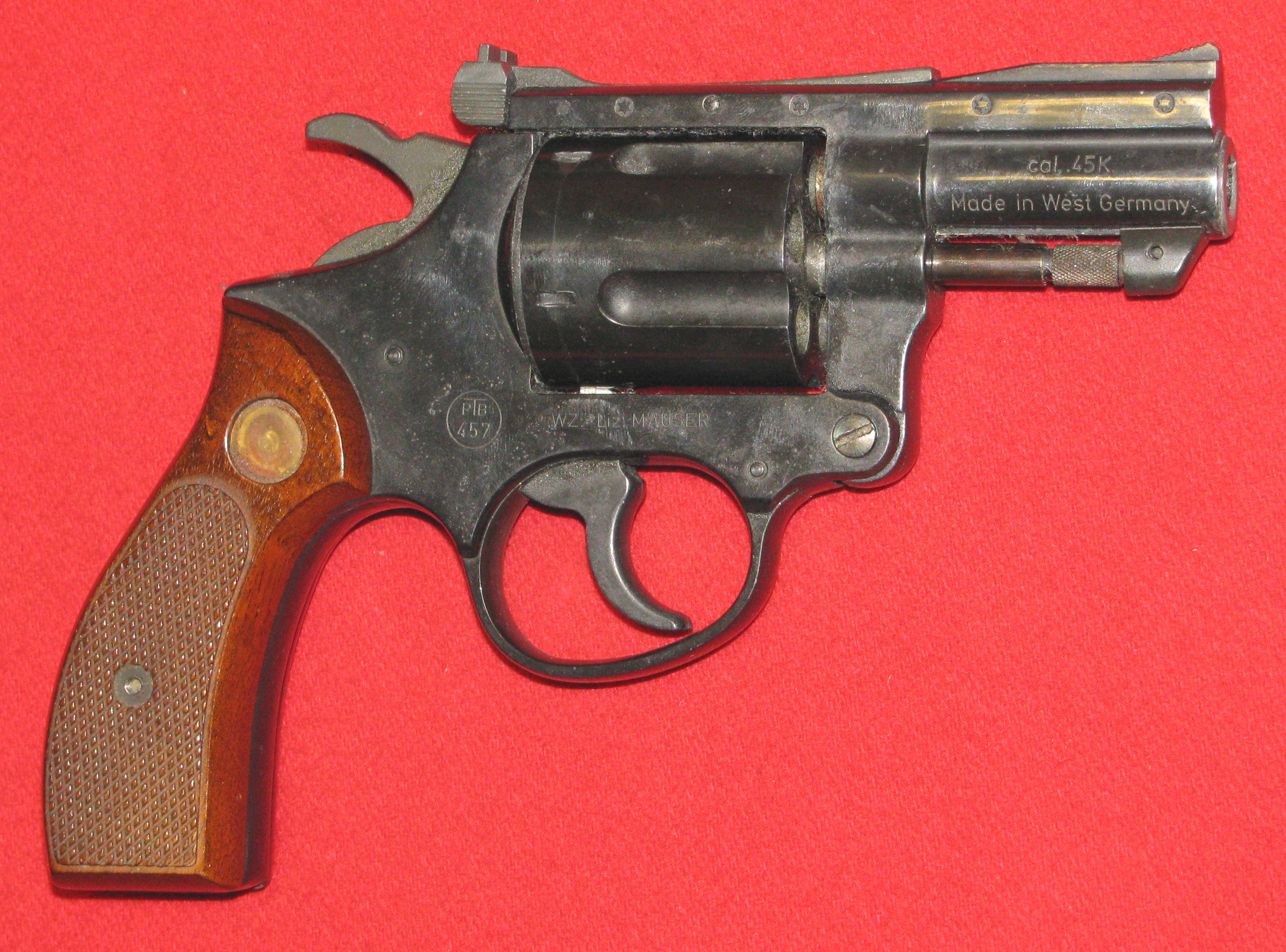 Umarex Schreckschuss- Revolver, ein Mauser-Magnum mit der PTB 457 in Cal. 45 Knall / Fehler – Bild 2