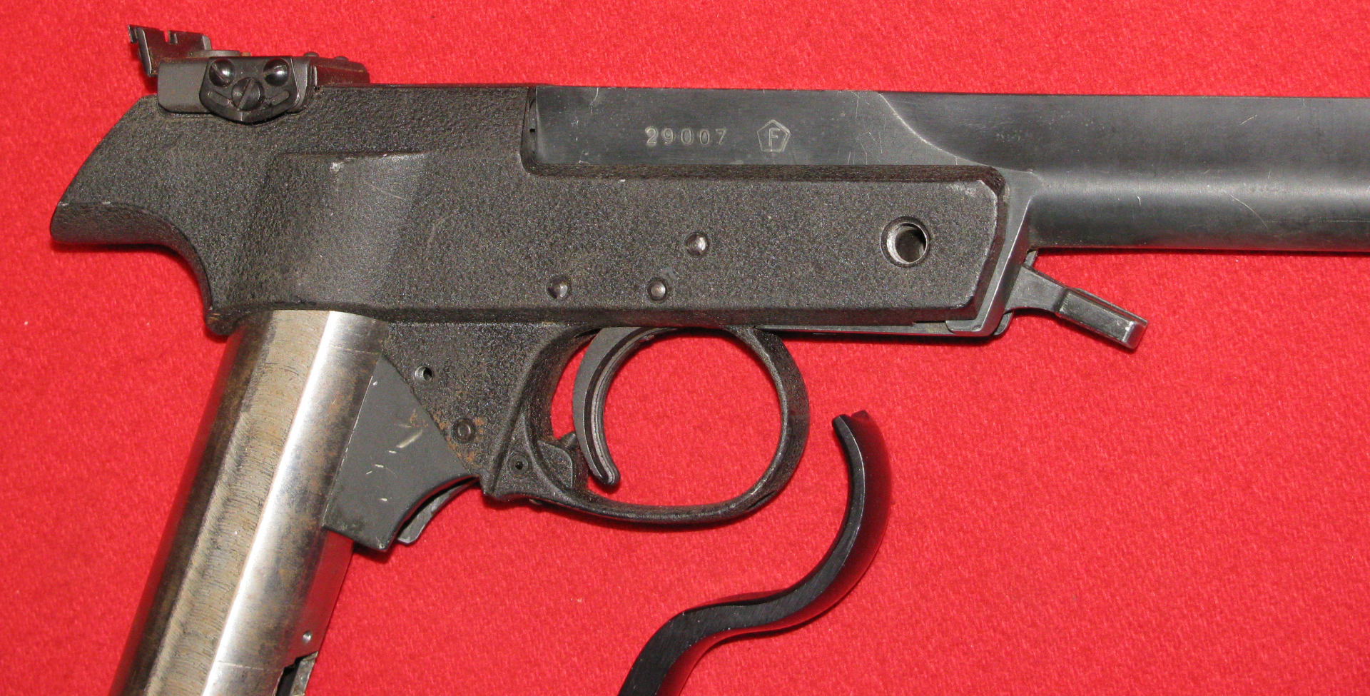 Teile einer WALTHER Luftpistole, eine LP Mod.3 in 4,5mm mit F - Zeichen – Bild 4