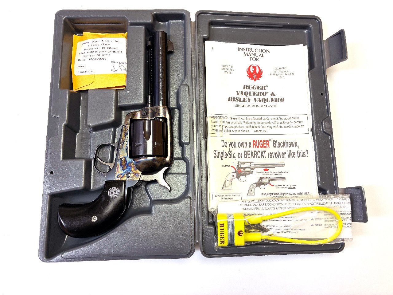 SA Revolver - Ruger Mod. Vaquero "Birdshead" in OVP | .357Mag – Bild 1