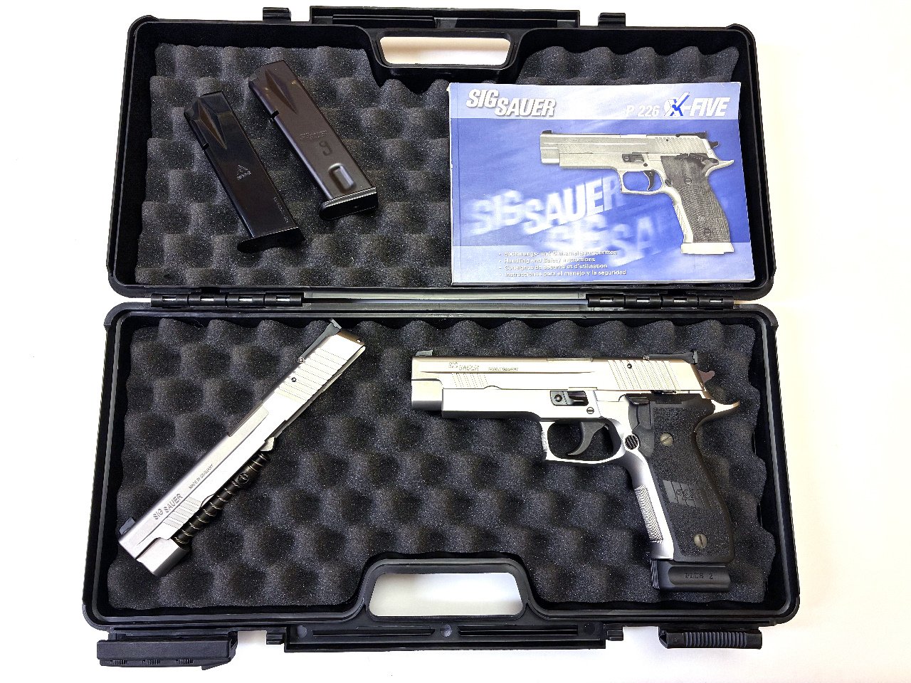Präzisionspistole - SIG Sauer P226S "X-Five" Allround + Wechselsystem in OVP | .40S&W & 9mmLuger – Bild 1