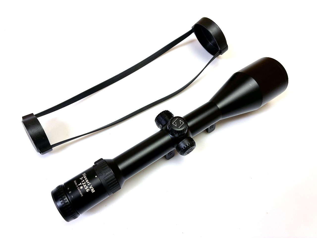Zielfernrohr - Zeiss Mod. Diavari VM 3-12x56 T* (Absehen 4 + LP) mit Blaser Sattelmontage – Bild 1