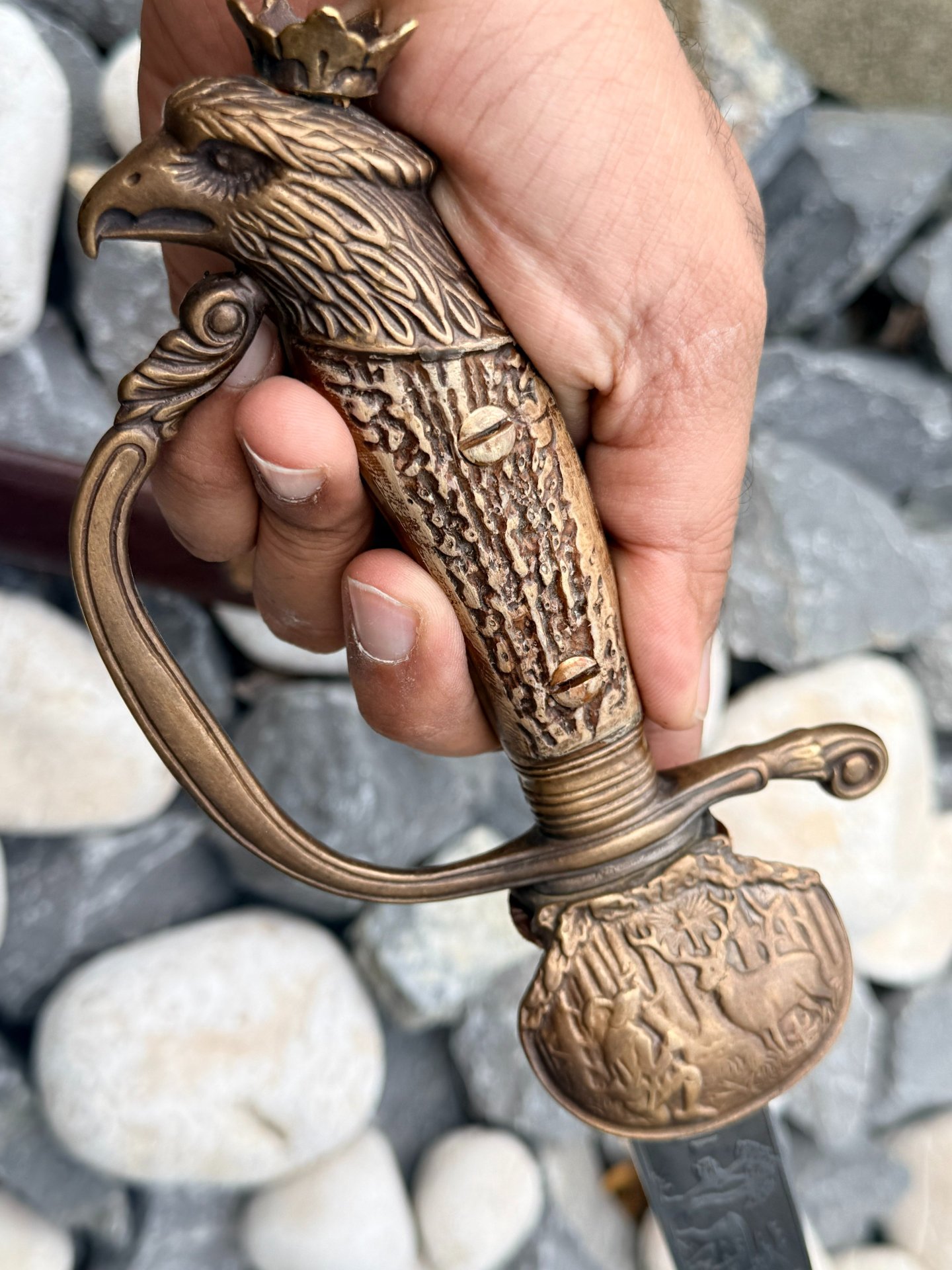 Hirschfänger Zwilling Solingen Deutsche Jägerschaft, k. Dolch Degen Säbel – Bild 8